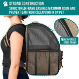 Deluxe 2-Way Entry Pet Carrier Backpack
