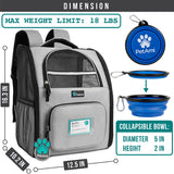 Deluxe 2-Way Entry Pet Carrier Backpack
