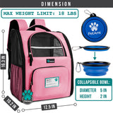 Deluxe 2-Way Entry Pet Carrier Backpack
