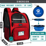 Deluxe 2-Way Entry Pet Carrier Backpack