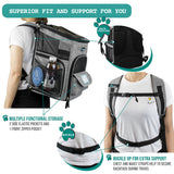 Premium 4 Way Entry Pet Carrier Backpack