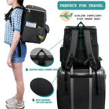 Deluxe Pet Travel Set Organizer Backpack