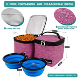 Deluxe Pet Travel Set Organizer Backpack