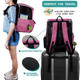 Deluxe Pet Travel Set Organizer Backpack
