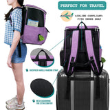 Deluxe Pet Travel Set Organizer Backpack
