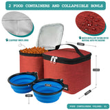 Deluxe Pet Travel Set Organizer Backpack