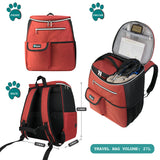 Deluxe Pet Travel Set Organizer Backpack