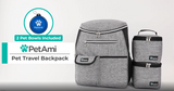 Deluxe Pet Travel Set Organizer Backpack