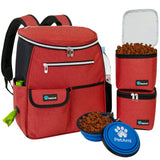 Deluxe Pet Travel Set Organizer Backpack