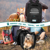Expandable 3-Way Entry Pet Carrier Backpack