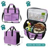 Deluxe Pet Travel Set Organizer Tote Bag