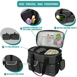 Deluxe Pet Travel Set Organizer Tote Bag
