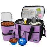 Deluxe Pet Travel Set Organizer Tote Bag