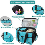 Deluxe Pet Travel Set Organizer Tote Bag