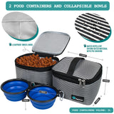Deluxe Pet Travel Set Organizer Tote Bag