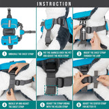 Classic Dog Harness Saddle Bag Backpack