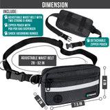 Classic Hands Free Dog Leash Bag