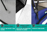 Deluxe 2-Way Entry Pet Carrier Backpack