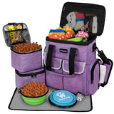 Premium Pet Travel Set Organizer Tote Bag