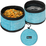 2-in-1 Collapsible Pet Travel Bowls
