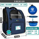 Deluxe 2-Way Entry Pet Carrier Backpack