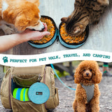 2-in-1 Collapsible Pet Travel Bowls