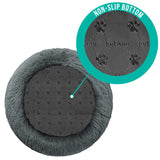 Fluffy Calming Donut Pet Bed