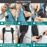 Classic Front Chest Pet Carrier Backpack