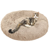 Fluffy Calming Donut Pet Bed