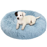 Fluffy Calming Donut Pet Bed