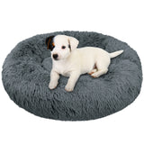Fluffy Calming Donut Pet Bed