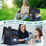 Premium 4 Way Entry Pet Carrier Backpack