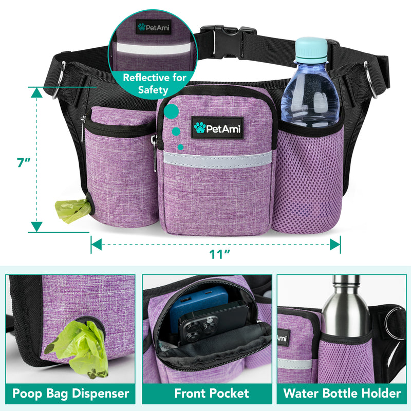 Premium Hands Free Dog Leash Bag