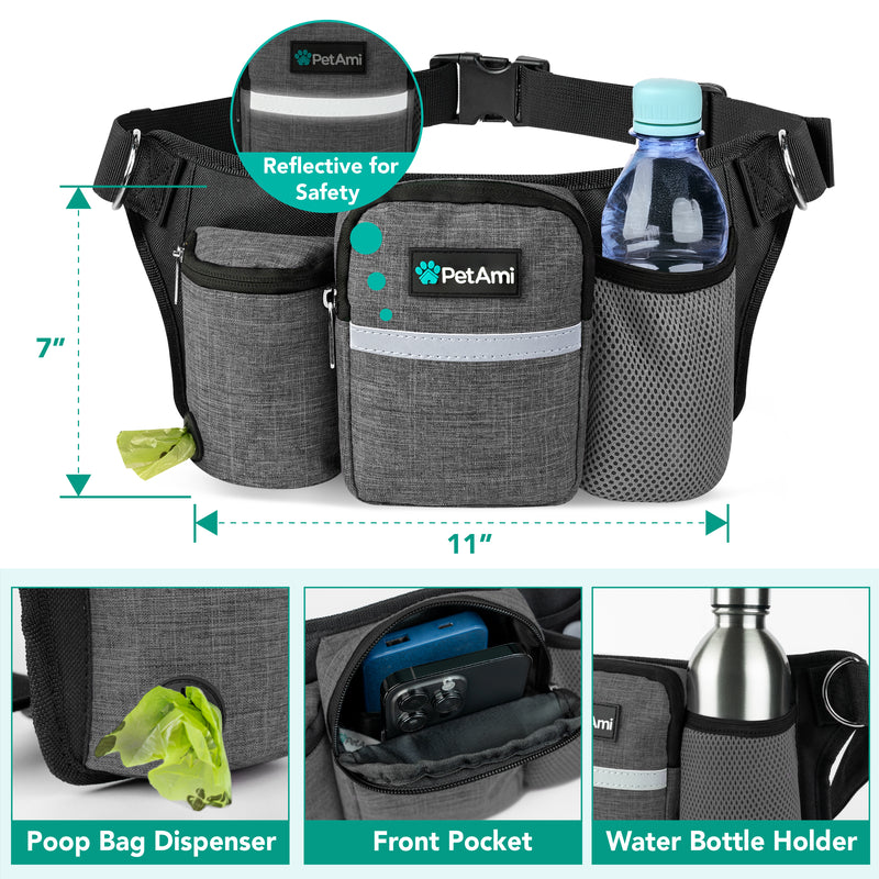 Premium Hands Free Dog Leash Bag