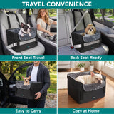 Front & Back Seat Car Seat Pet Carrier