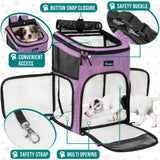 Premium 4 Way Entry Pet Carrier Backpack
