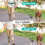 Padded Hands Free Dog Leash Belt - Dual Dog