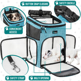 Premium 4 Way Entry Pet Carrier Backpack