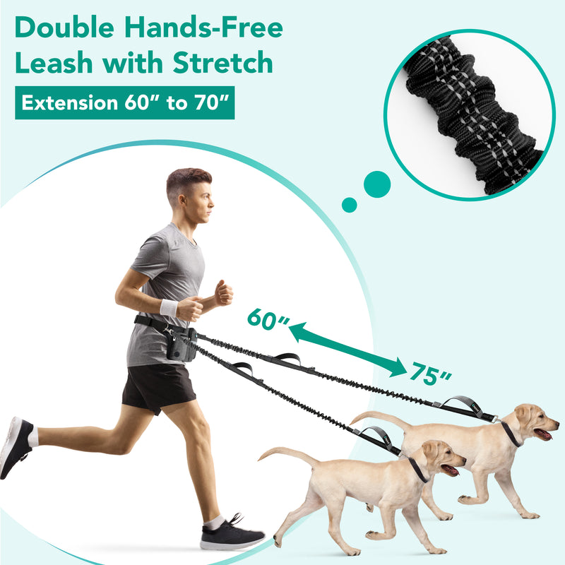 Premium Hands Free Dog Leash Bag