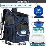 Premium 4 Way Entry Pet Carrier Backpack