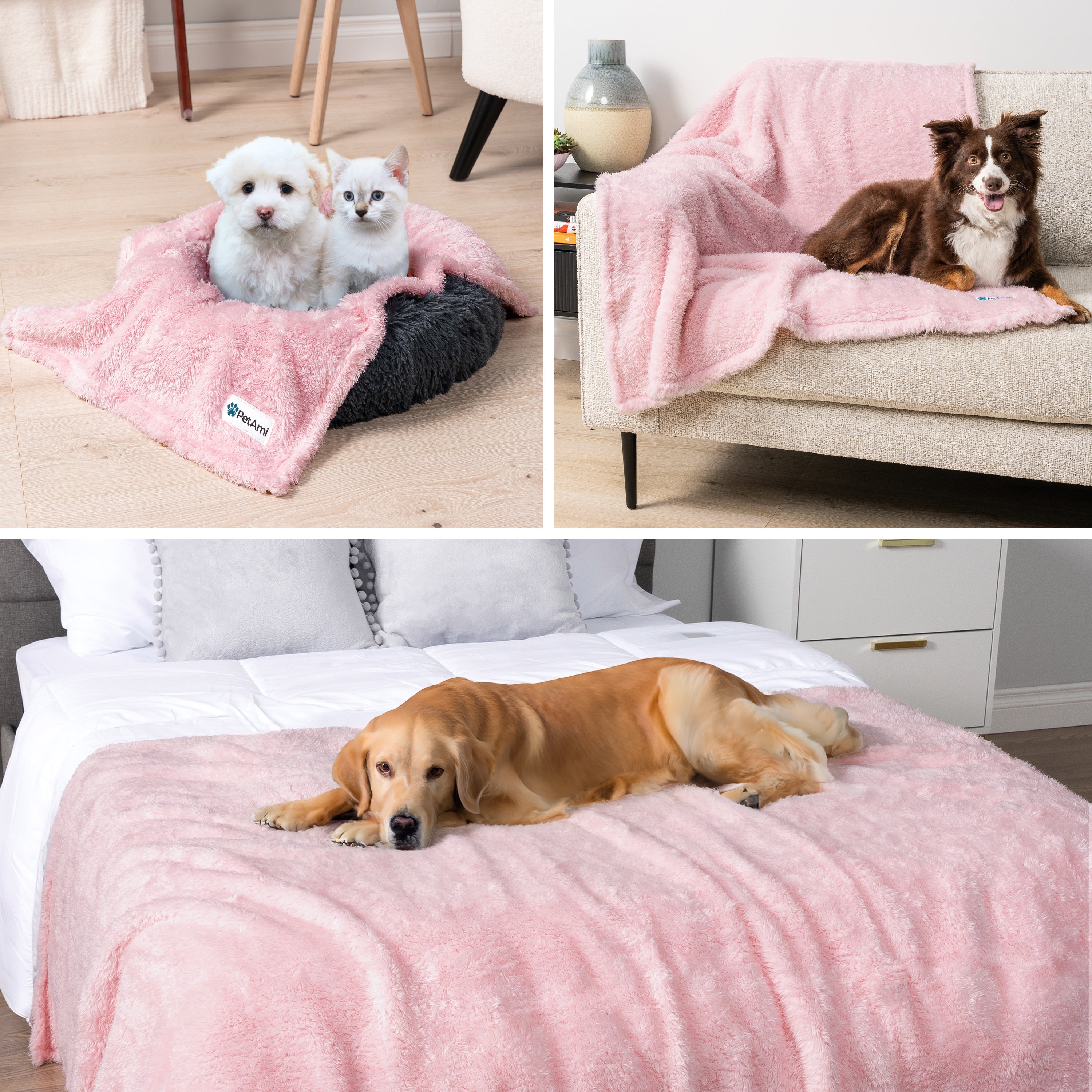 Waterproof Fluffy Pet Blanket – PetAmi