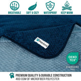 Waterproof Waffle Textured Pet Blanket