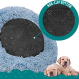 Fluffy Calming Donut Pet Bed