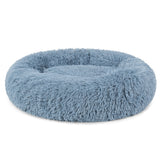 Fluffy Calming Donut Pet Bed