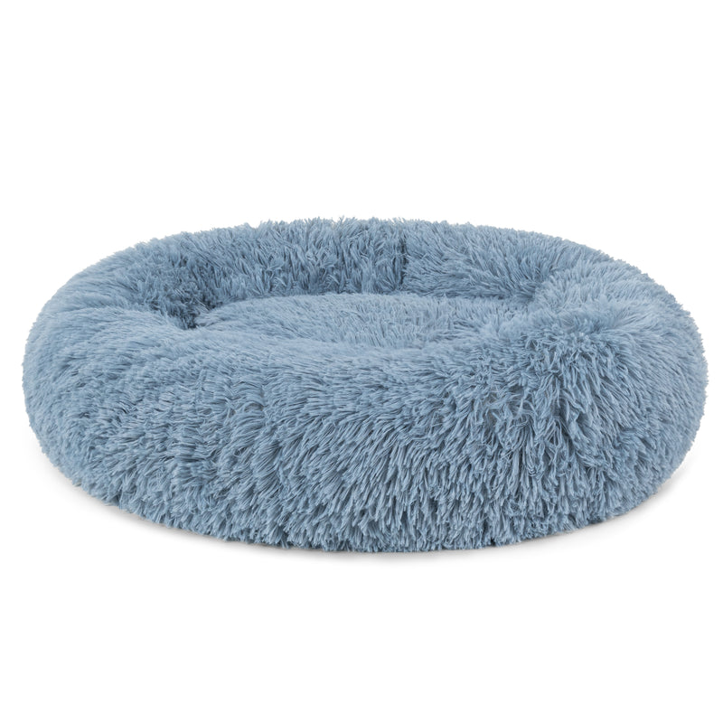 Fluffy Calming Donut Pet Bed