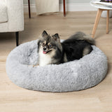 Fluffy Calming Donut Pet Bed