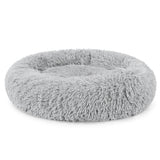Fluffy Calming Donut Pet Bed