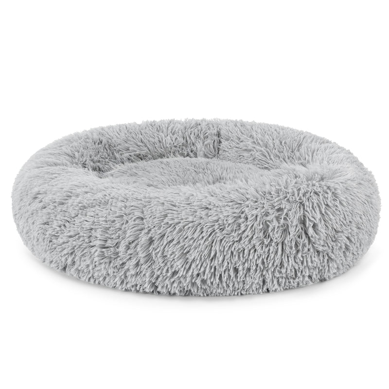 Fluffy Calming Donut Pet Bed