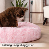 Fluffy Calming Donut Pet Bed