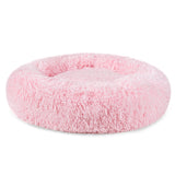 Fluffy Calming Donut Pet Bed